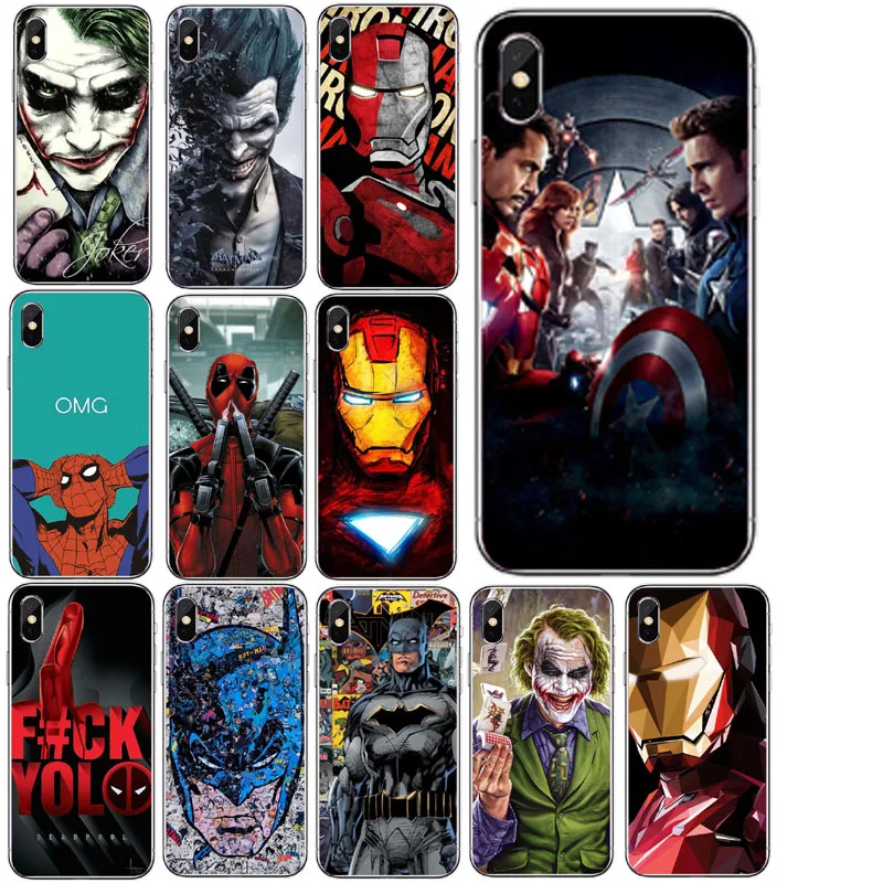 Очаровательный Marvel Мстители Капитан Америка Дэдпул идеальный чехол для iPhone 11 11Pro
