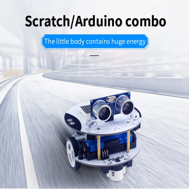 Робот Arduino скретч DIY Qbot Программирование интеллектуального пульта