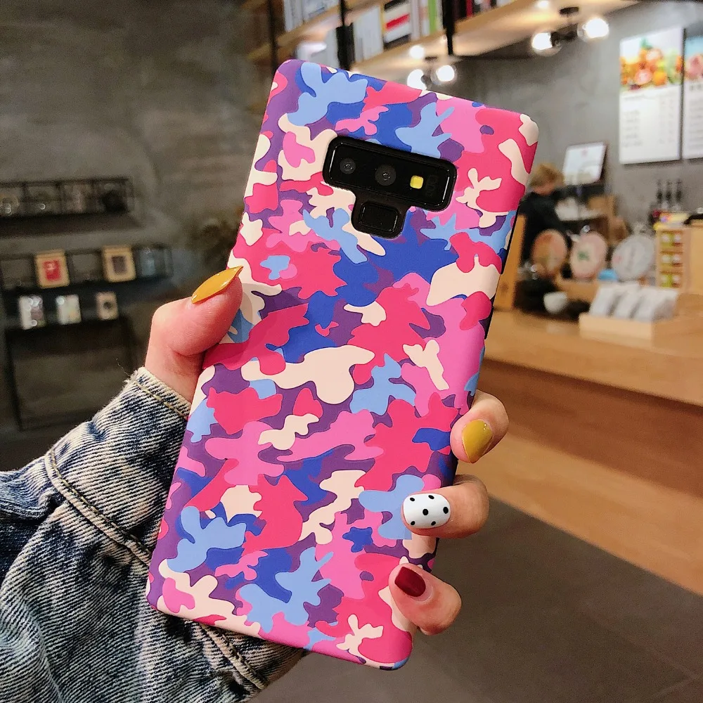 UVR светящийся чехол для телефона Samsung Galaxy S8 плюс S9 Plus Note 8 9 Камуфляж светится в