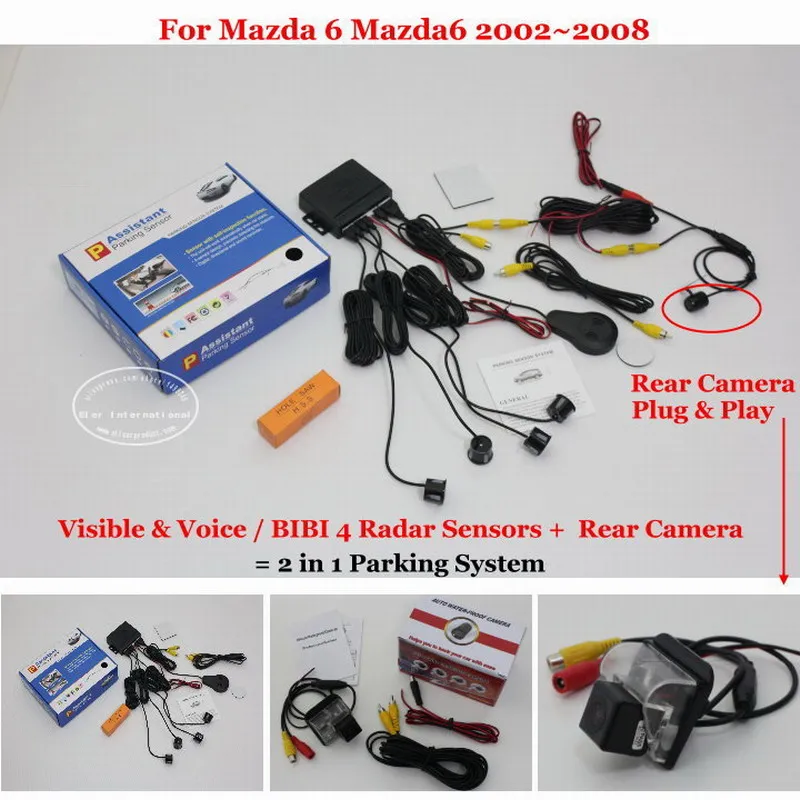 Парковочные датчики датчик заднего вида камера Автомобильная сигнализация для