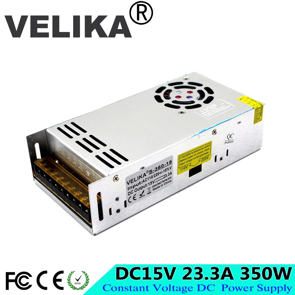 Блок питания для светодиодных лент 15 В 350 А 110 Вт 220 переменного тока|variable power|variable