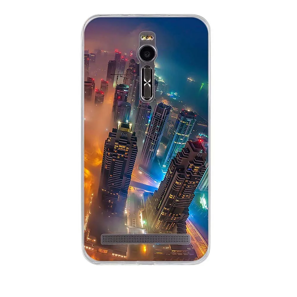 5 Для Asus Zenfone 2 ZE551ML чехол из мягкого ТПУ силикона для Asus Zenfone 2 ZE551ML чехол с милым животным узором для Asus 2 ZE551ML Coque - Цвет: 5