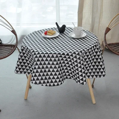 table cloths 3 Геометрическая круглая скатерть, скатерть, наппэ, покрытие для стола, вечерние, свадебные скатерти для украшения стола, домашний текстиль - Цвет: table cloths 3