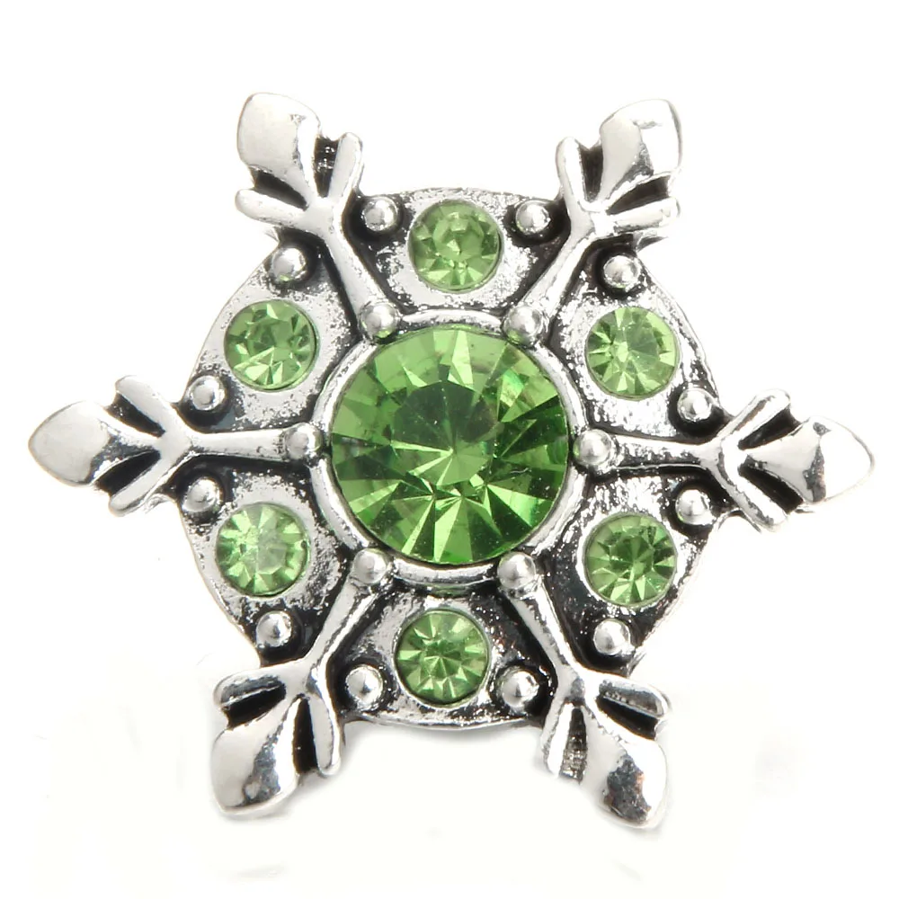 10 шт./лот новые рождественские ювелирные изделия стразы цветы снежинки 18 мм