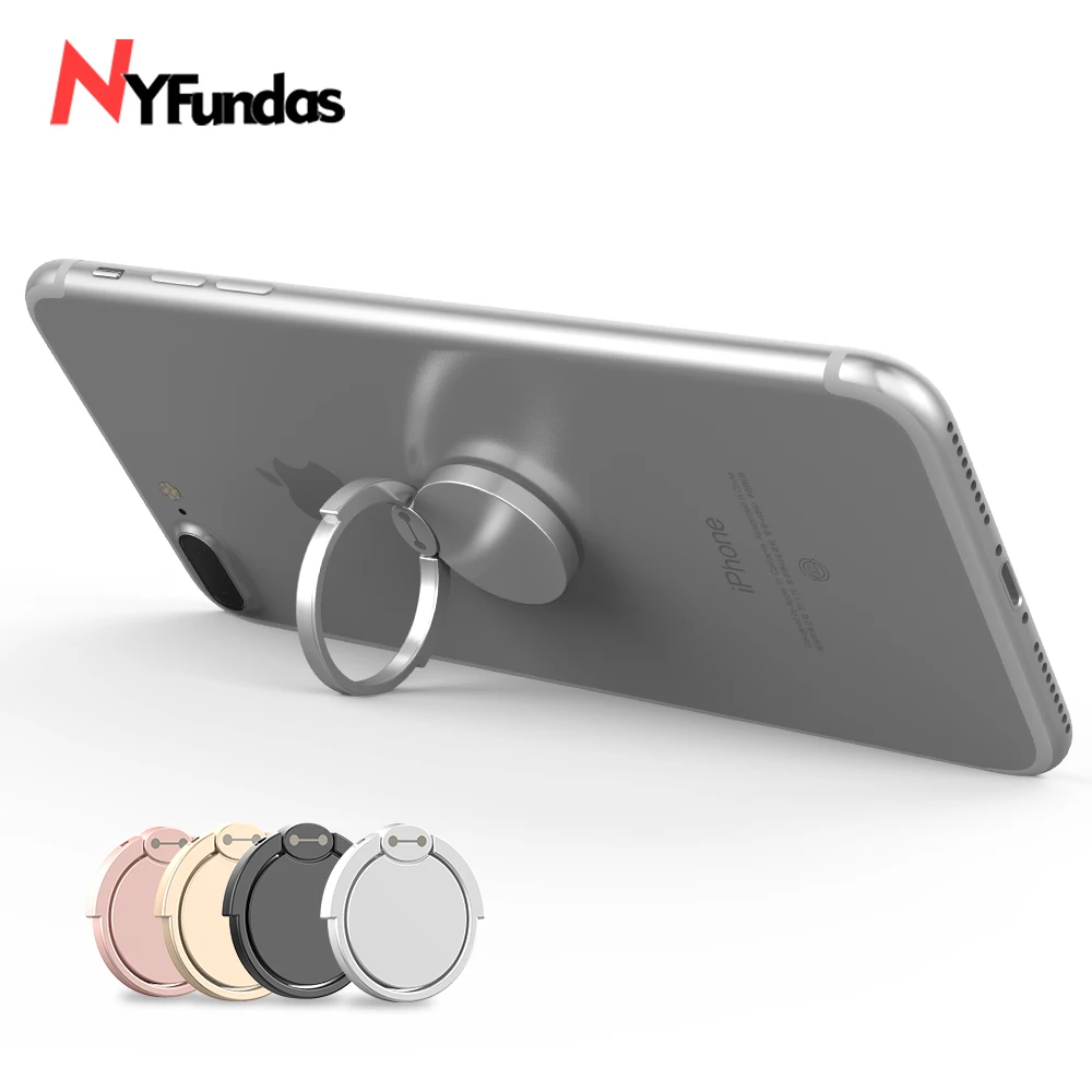NYFundas Универсальный Магнитный кольцевой кронштейн для One Plus 5 6 iphone 7Plus 8 6S 5S Samsung S9 S8