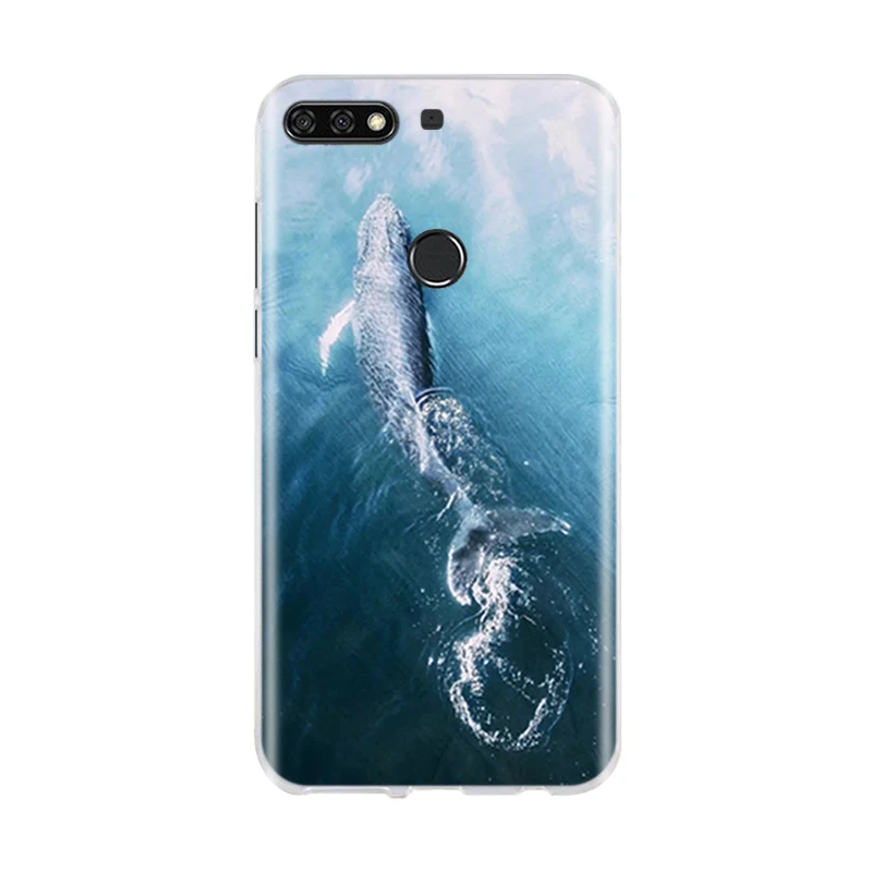 Чехол для huawei Y7 /Y7 Prime /Y7 Pro силиконовый 3D милый чехол для huawei Honor 7C чехол для huawei Nova 2 Lite