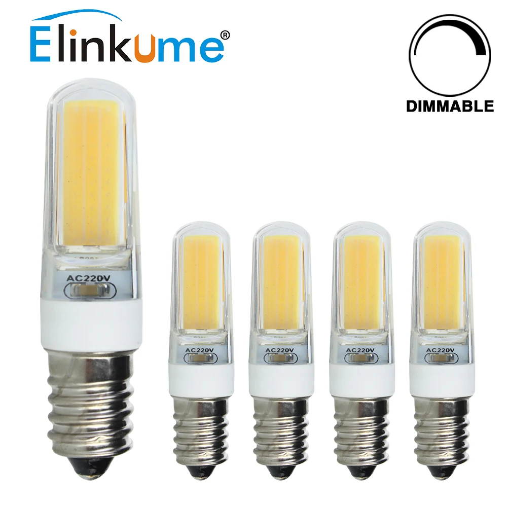 Elinkume E14 Светодиодный светильник 3 Вт мини лампа 1 шт. 2609SMD Ampoule светодиодный AC220V