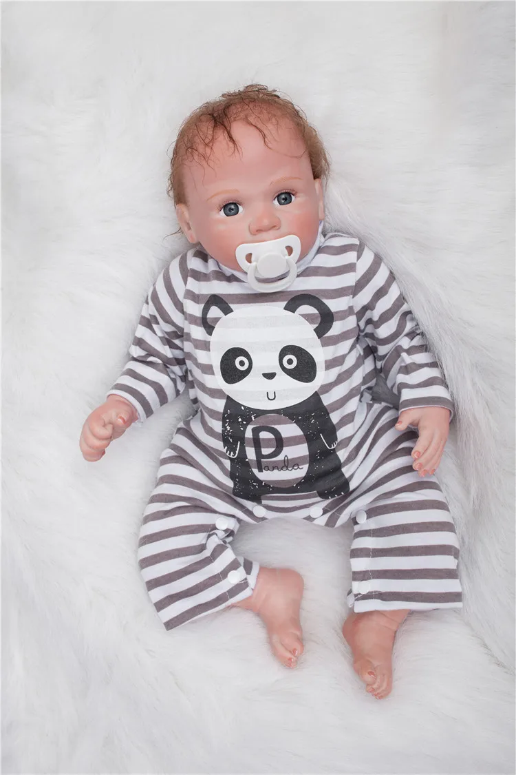 

22" inch Baby Doll reborn That Looks Realistic & Lifelike newborn baby Doll, Baby Soft silicone Vinyl doll GIFT For Ages 3+