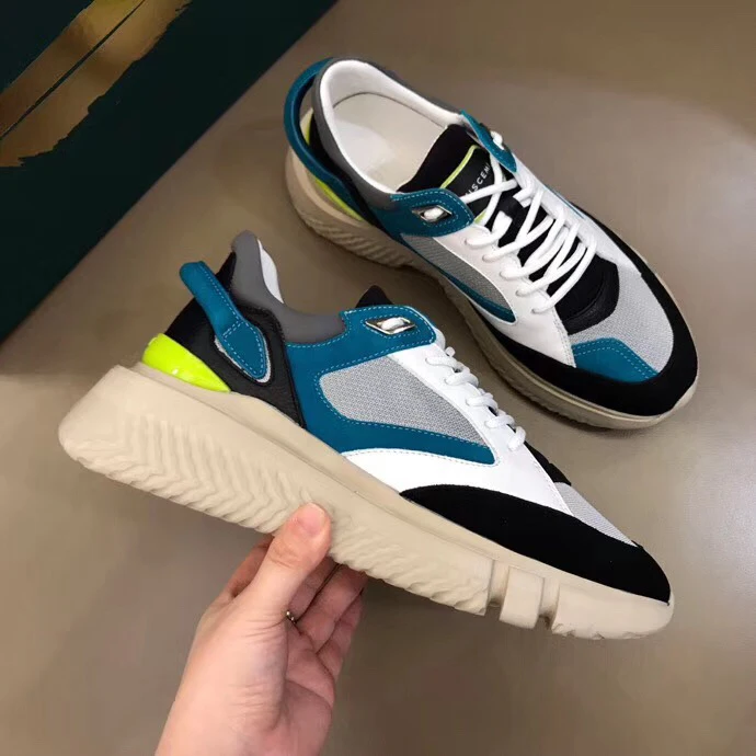 Новинка летние мужские модные спортивные кеды на толстой подошве красивая и