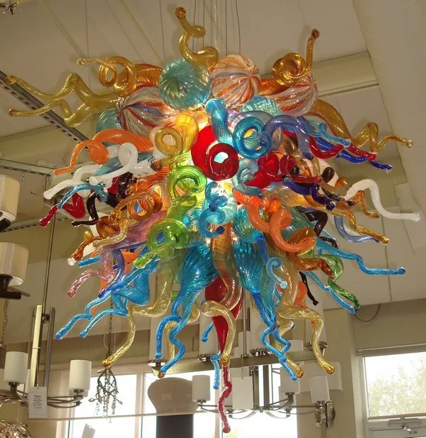 

Free Shipping Newest Design Pendant Lamp Hand Blown Glass Chandelier On Sale
