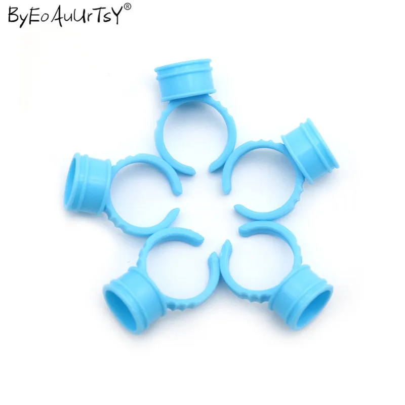 100pcs Disposable Permanent Makeup Ring No Divider Medium Size Eyebrow Lip Pigments Holder Rings Container/Cup | Красота и здоровье