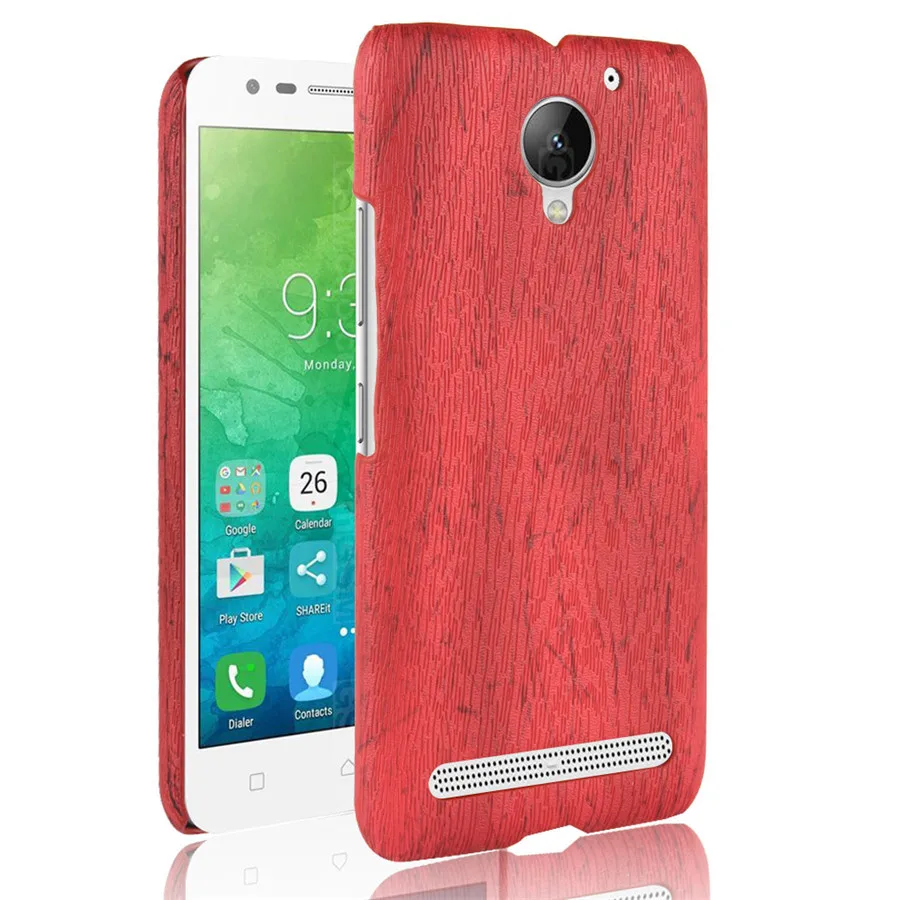 Чехол HOTSWEI для Lenovo Vibe C2 / Power 5 0 дюйма тонкий жесткий защитный чехол из дерева K10A40 |