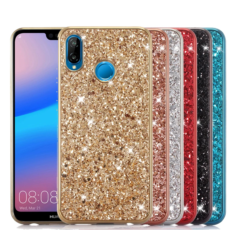 Чехол для huawei P20 lite чехол pro блестящий с блестками Huawei Mate 20 Pro Nova 3i X|Бамперы| |