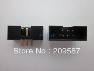 6 контактный кожух Штекерный разъем 50x DC3 2 54 мм|connector 2.54mm|connector maleconnector header |