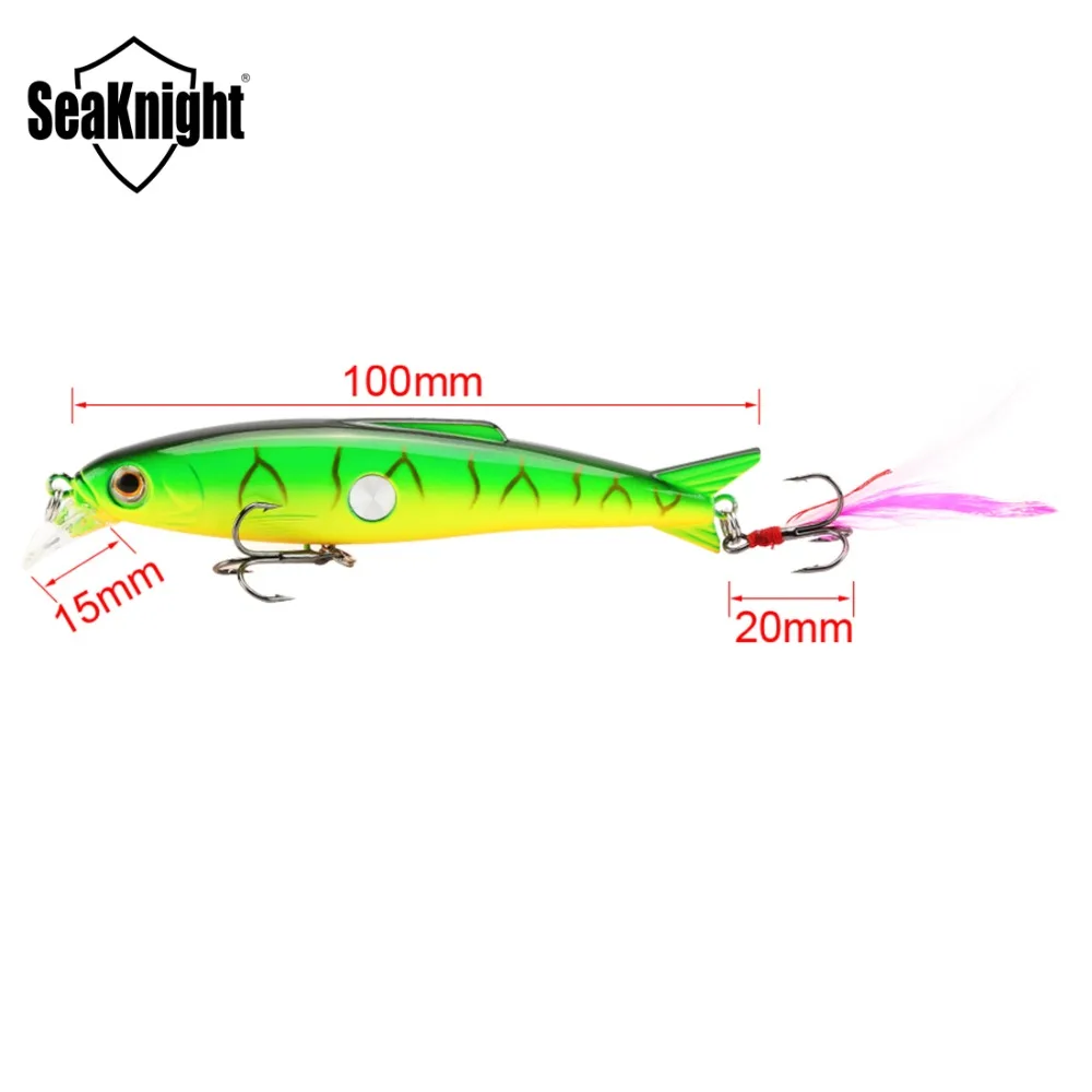 SeaKnight SK007 рыболовная приманка в форме гольяна 16 г 110 мм 7 цветов поплавок 3D рыбные