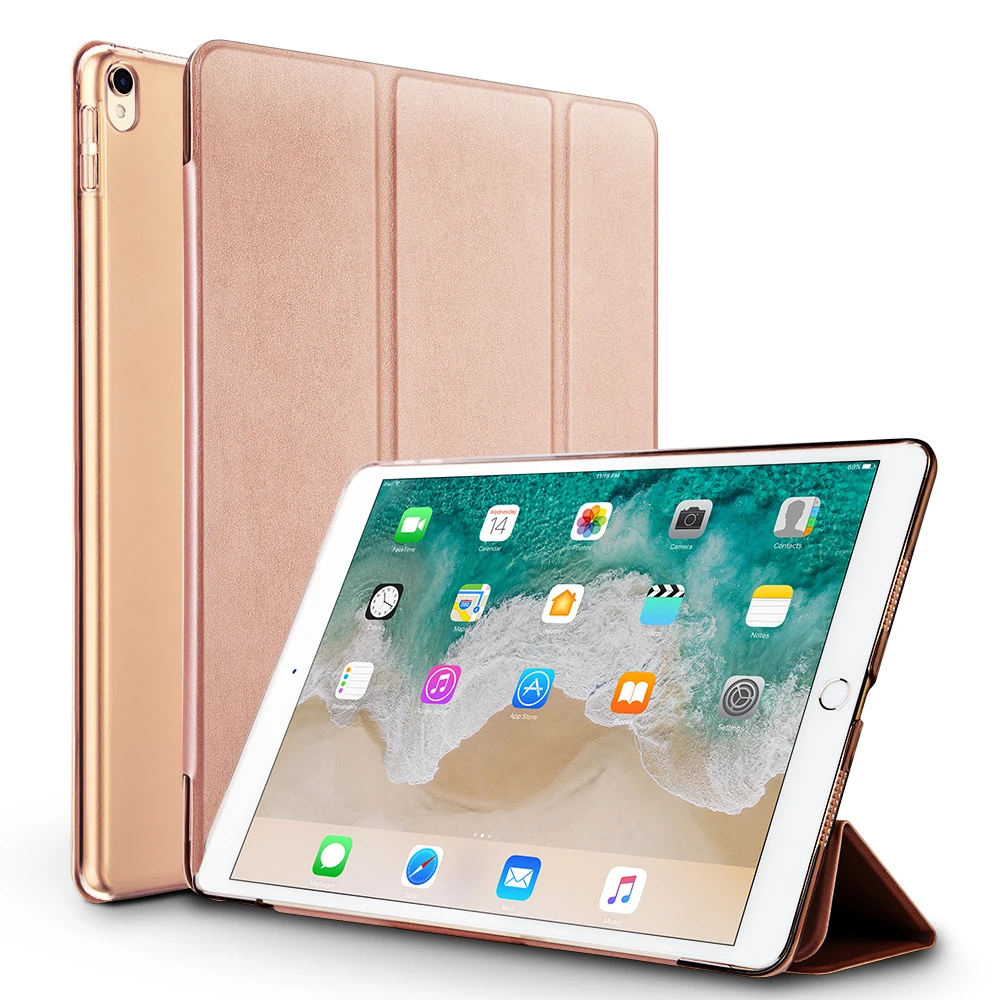 Jisoncase умный чехол PU чехол для iPad Pro 10,5 дюймов чехол тонкий чехол Funda флип умный чехол для iPad Pro 10,5 пластик