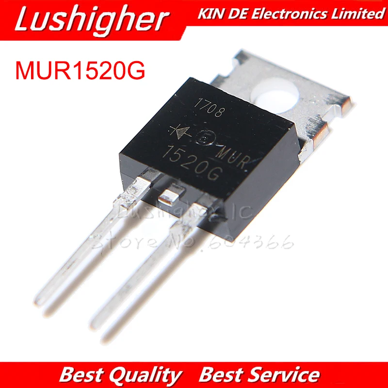 10 шт. MUR1520CT 220 MUR1520 TO220 2 U1520 MUR1520G TO 2|Интегральные схемы| |