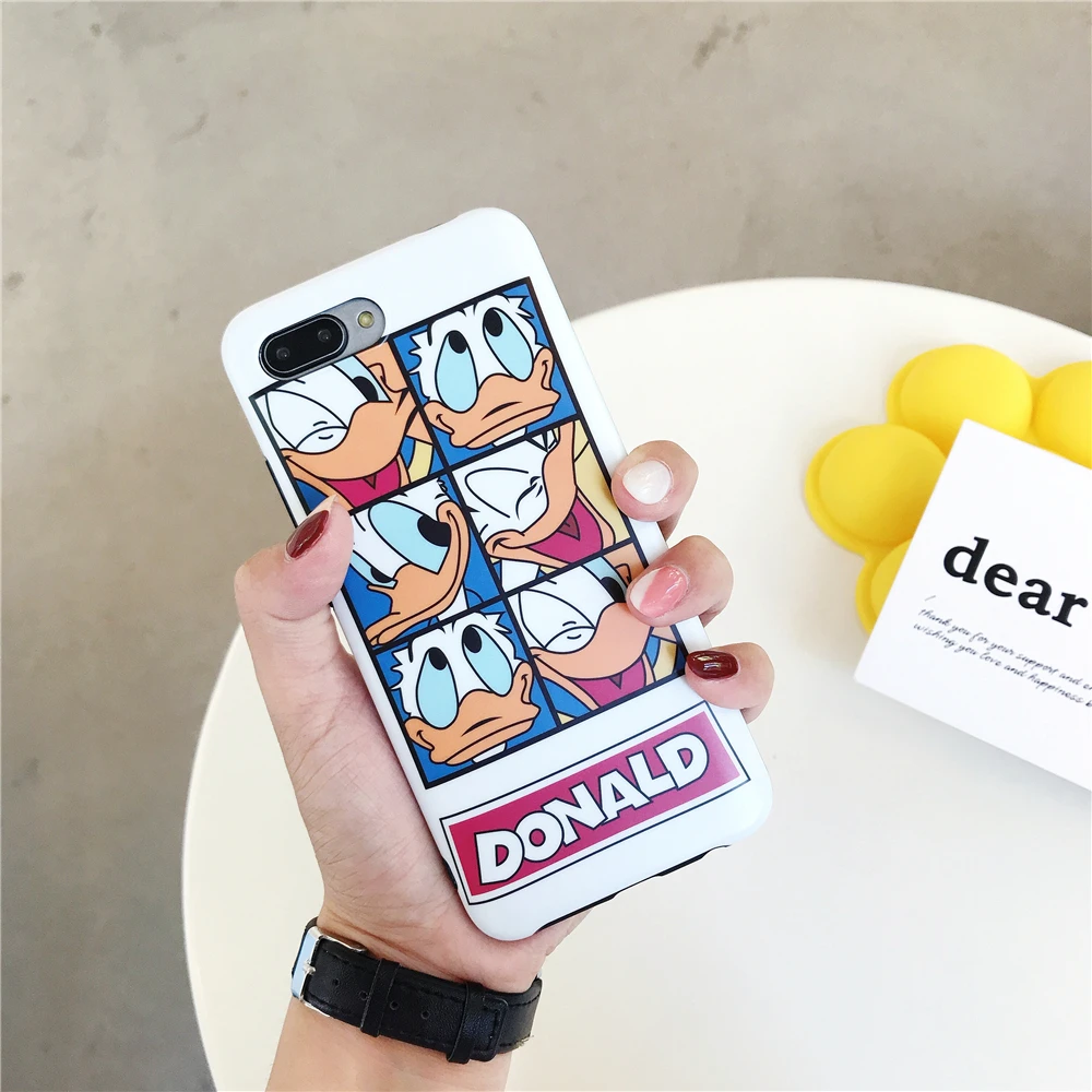 Cute Donald Duck Soft TPU IMD Phone case For Huawei P20 Mate 10 Pro Honor 9 Nova 2S Silicon Cover Coque |