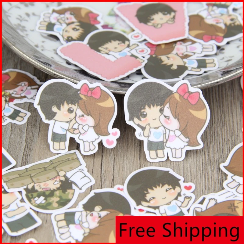 40 шт. влюбленные пары персонализированные альбом для стикеров Скрапбукинг