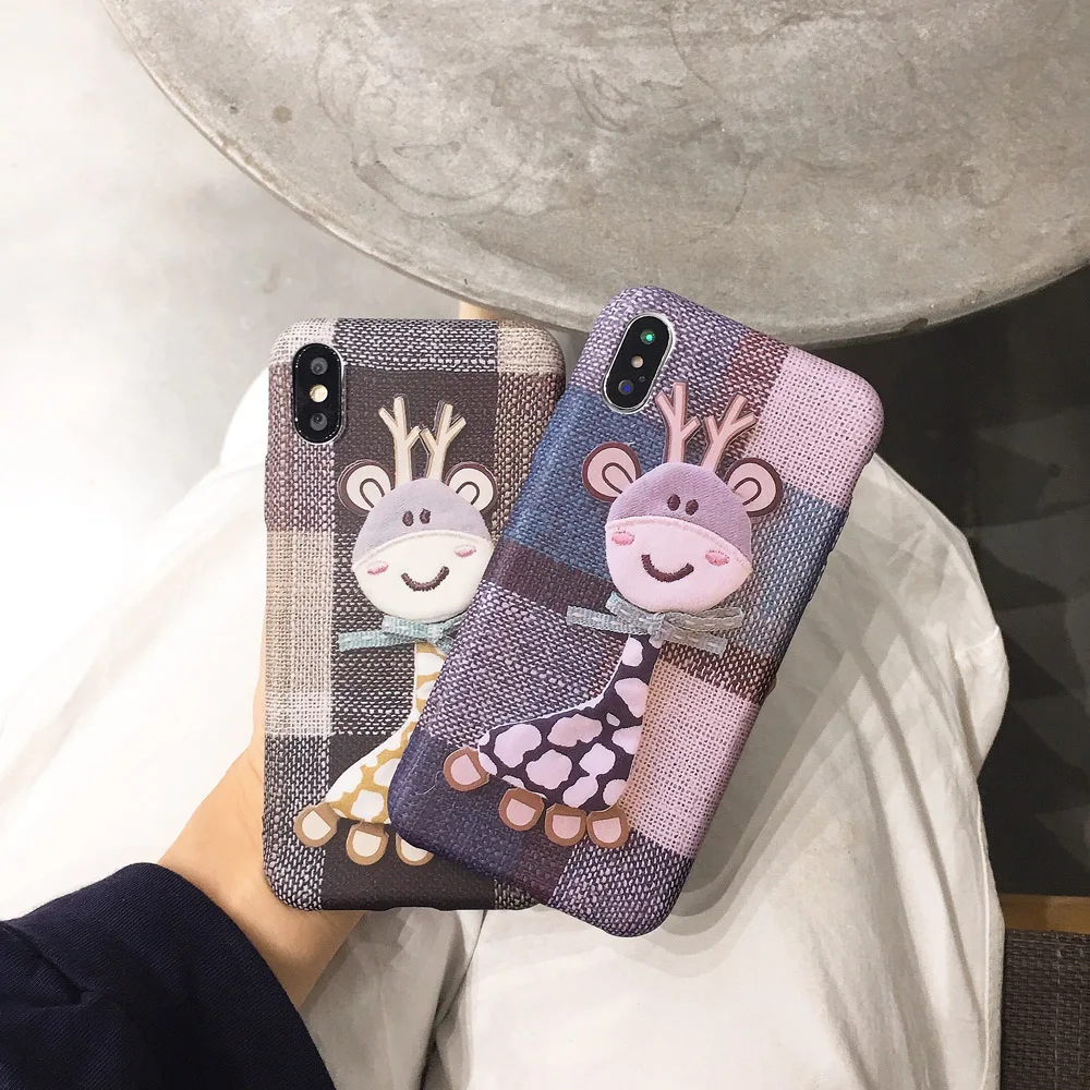 Бесплатная доставка милые животные с рисунком жирафа для iphonexr xsmax 7 8 plus 6splus воды