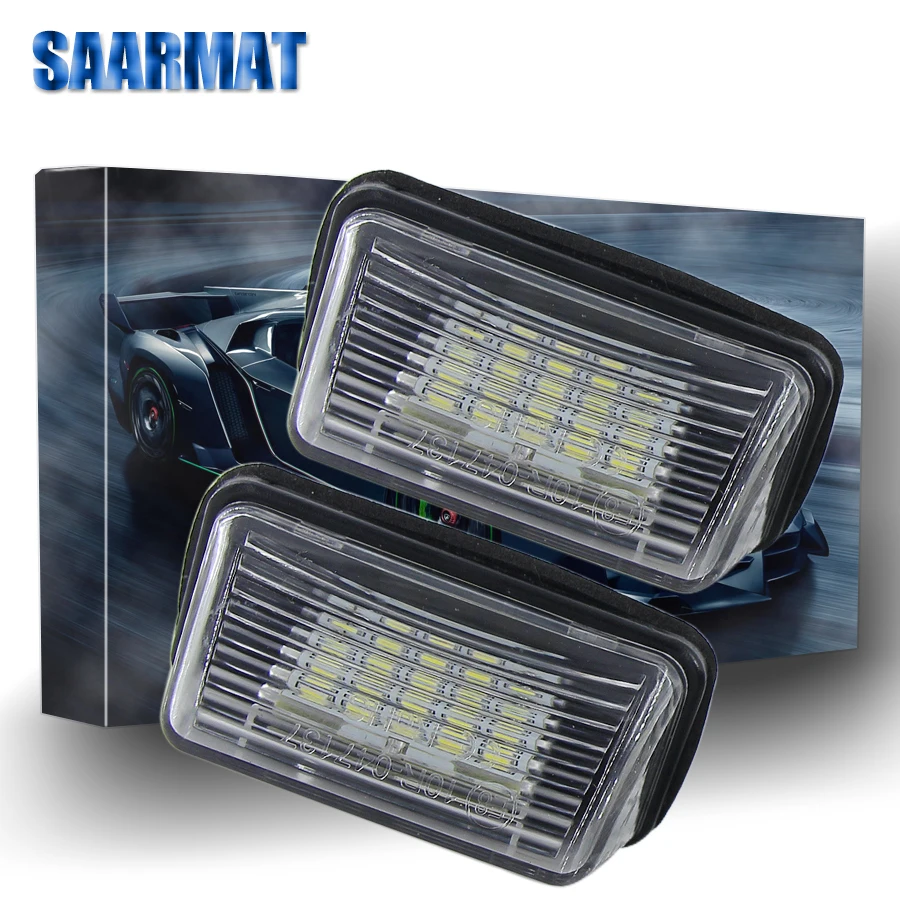 Пара без ошибок Atuo светодиодный светильник номерного знака задний фонарь для