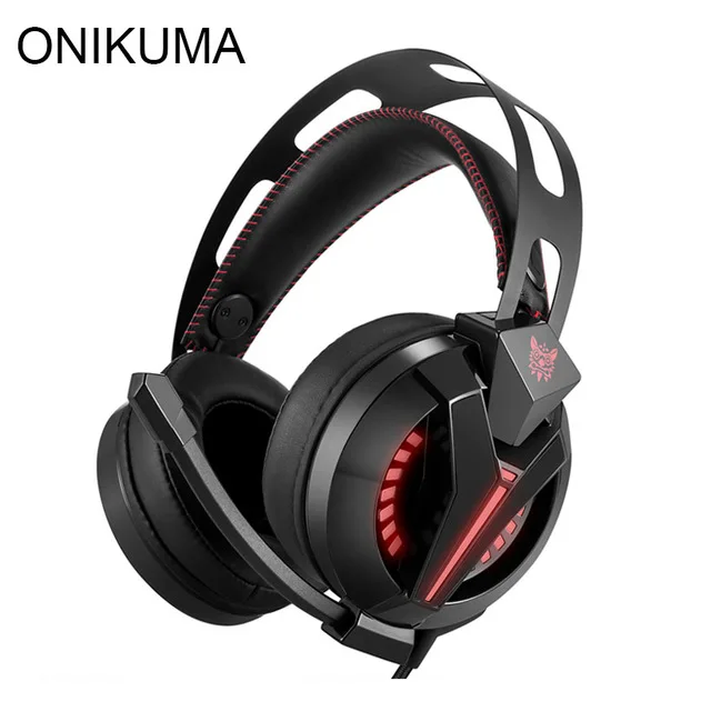 

ONIKUMA M180 PS4 игровая гарнитура за ухо стерео бас, наушники для Шум изоляции С микрофоном для ПК компьютер мобильный телефон