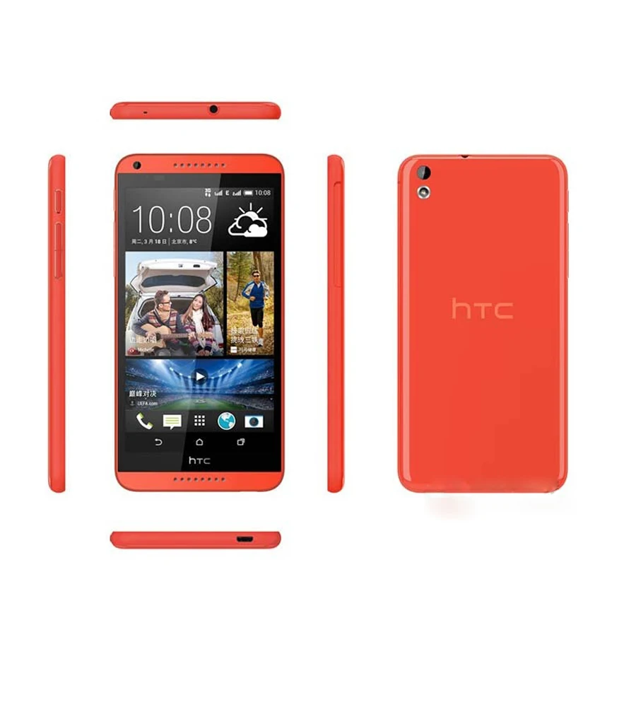 Восстановленный Оригинальный HTC Desire 816 четырехъядерный процессор две/одна Sim