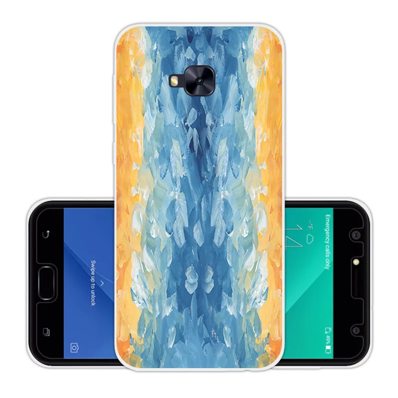 Для Asus Zenfone 4 Selfie ZD553KL Силиконовые ТПУ чехлы для телефонов DIY роскошные прозрачный