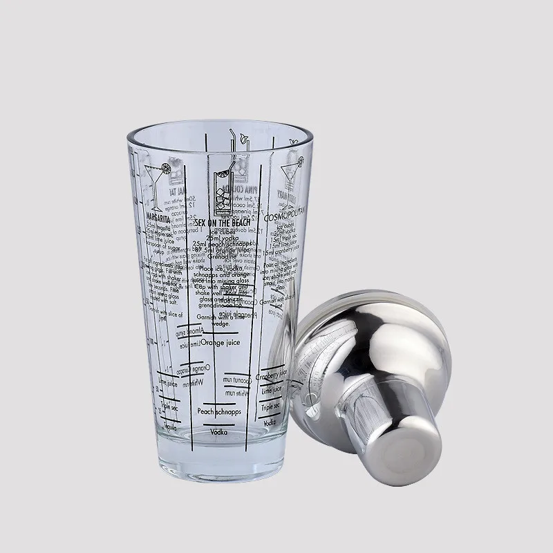 400 мл микс мастер стеклянный рецепт коктейльный шейкер барные