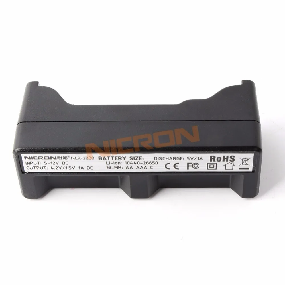 NICRON USB литий ионное аккумуляторное зарядное устройство универсальное 5 V 1A