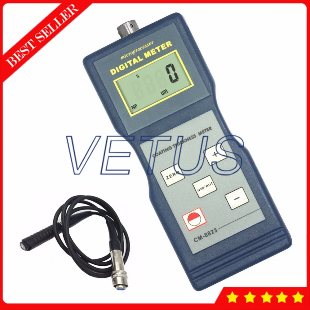 NF Type Paint Coating Thickness Gauge with CM-8823 varnish enamel plastic thickness measurement meter Eddy Current Principle | Инструменты