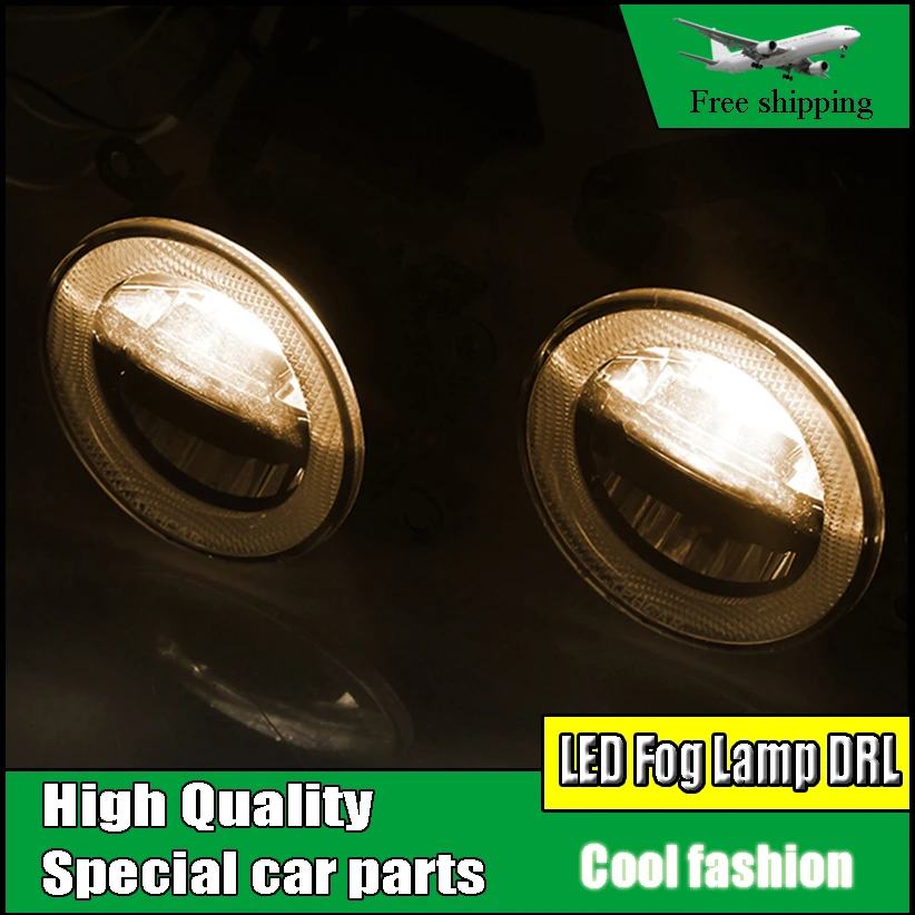 LED Daytime Running Light Fog For 2007-2014 Land Rover Freelander 2 Angel Eyes DRL Lamp 3-IN-1 Functions | Автомобили и мотоциклы
