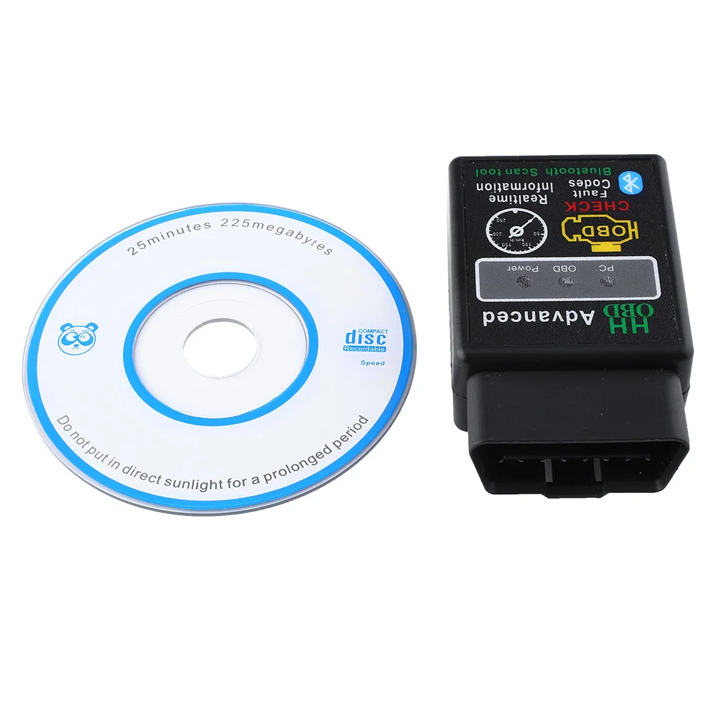 Универсальный V2.1 Bluetooth OBD Автомобили диагностический сканер для Android Symbian черный |