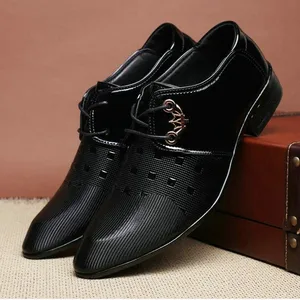 Кожаные Туфли-оксфорды для мужчин, Классическая обувь, мужские деловые туфли с острым носком, деловая Свадебная обувь