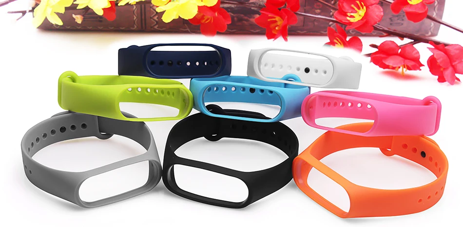 BOORUI mi Band 3 ремешок mi band 4 ремешка силиконовый чистый цветной mi band 3 4 аксессуары для xiaomi mi band 3 4 смарт-браслеты