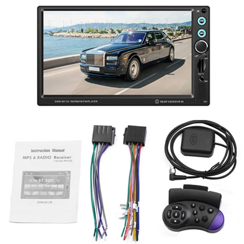 HD 7 дюймов экран 12 VCar MP5 мультимедийный плеер радио FM USB Авто Bluetooth стерео с