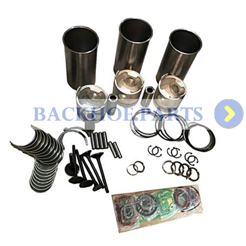 

Overhaul Rebuild Kit for Yanmar Engine 3TN84TL-RTBY Takeuchi Mini Digger TB 035