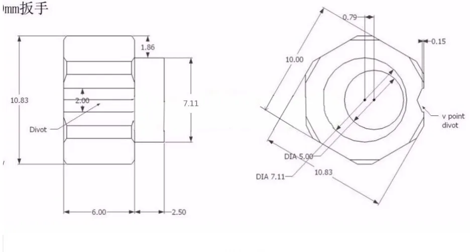 Funssor 6 мм/6 35 мм/1/4 ''эксцентриковый разделитель применяется V Slot rail Wheels для Reprap 3D