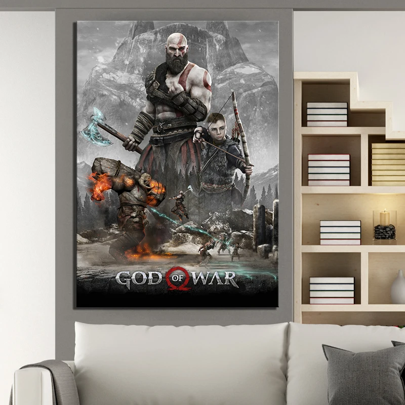 Плакат на холсте с HD-изображением Настенная картина рамка 1 шт. изображением бога