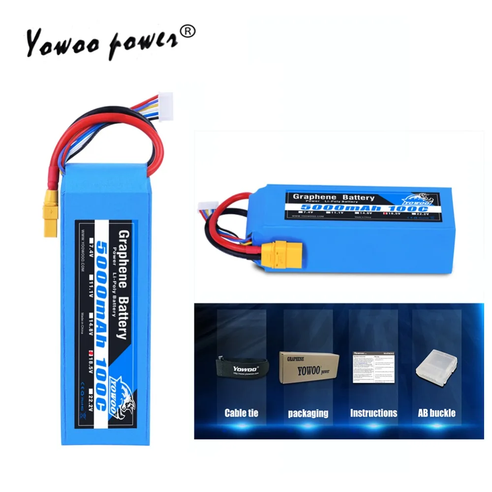 Lipo 5S 18 5 V 5000mAh 100C Burst 200C XT90 XT60 T штепсельная вилка Высокая скорость разрядки