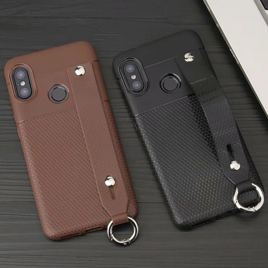 For Xiaomi Pocophone F1 Case Poco Hand strap case Redmi 6 PRO Ultra-thin silicone Mi5X Mi 5X MiA1 Mi6x A2 LITE |