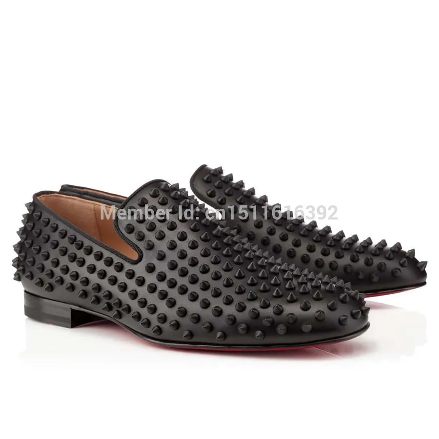 RED BOTTOMS SHOES MENS ROLLERBOY SPIKES 