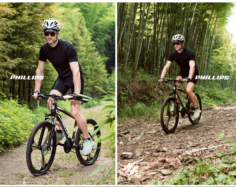 Горный велосипед колеса 26 дюймов углеродистая сталь Скорость 21/27/30 двойной