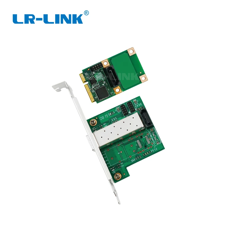 LREC2204PF SFP mini pci e lan Карта intel I210 1000 Мбит/с волоконно оптический ethernet сетевой