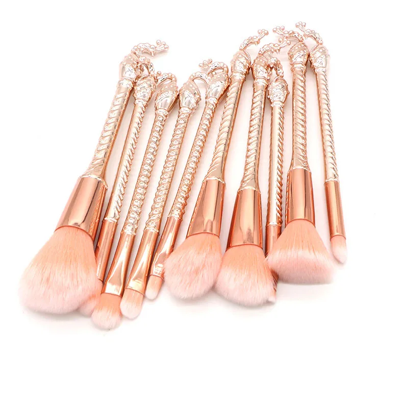 Мягкие синтетические 6 шт/12 шт наборы кистей для макияжа Косметические