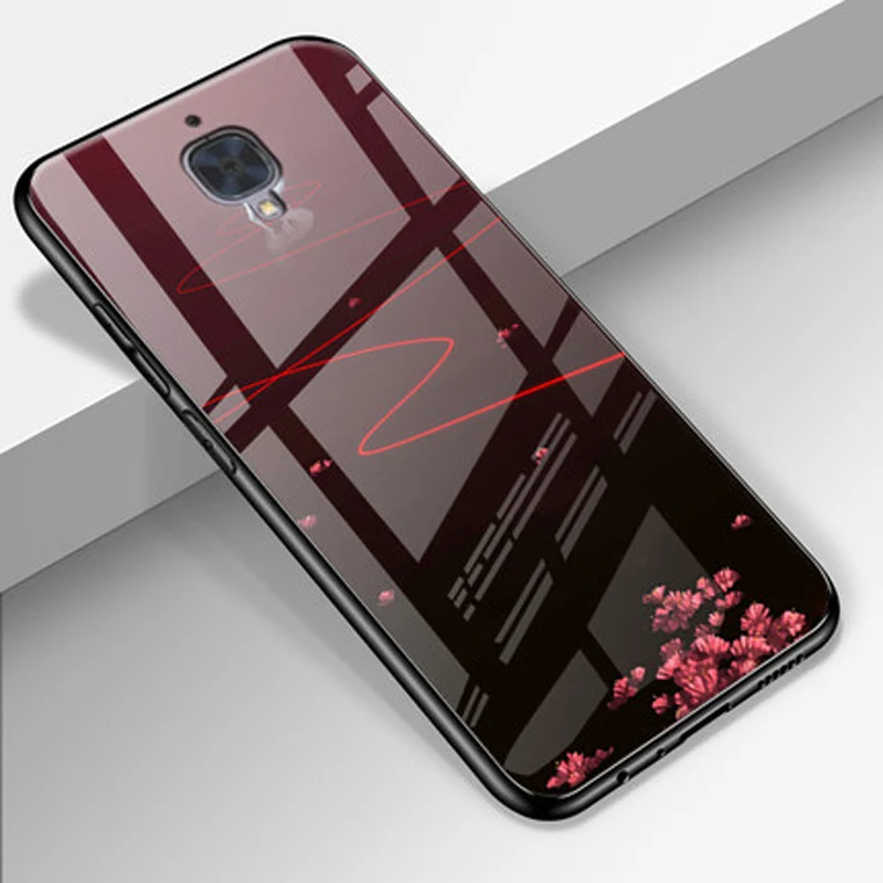 Чехол для Oneplus 3T A3010 чехол 1+ 3 T закаленное стекло Жесткий чехол-накладка мягкий полиуретановый край Oneplus3T чехол One plus 3T защитный чехол
