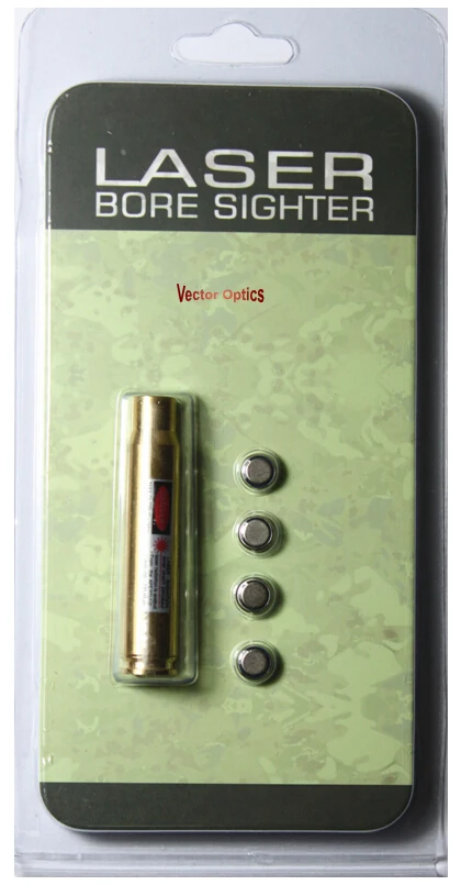 Векторная оптика 8 мм Mauser Латунный картридж красный лазер Диаметр прицела