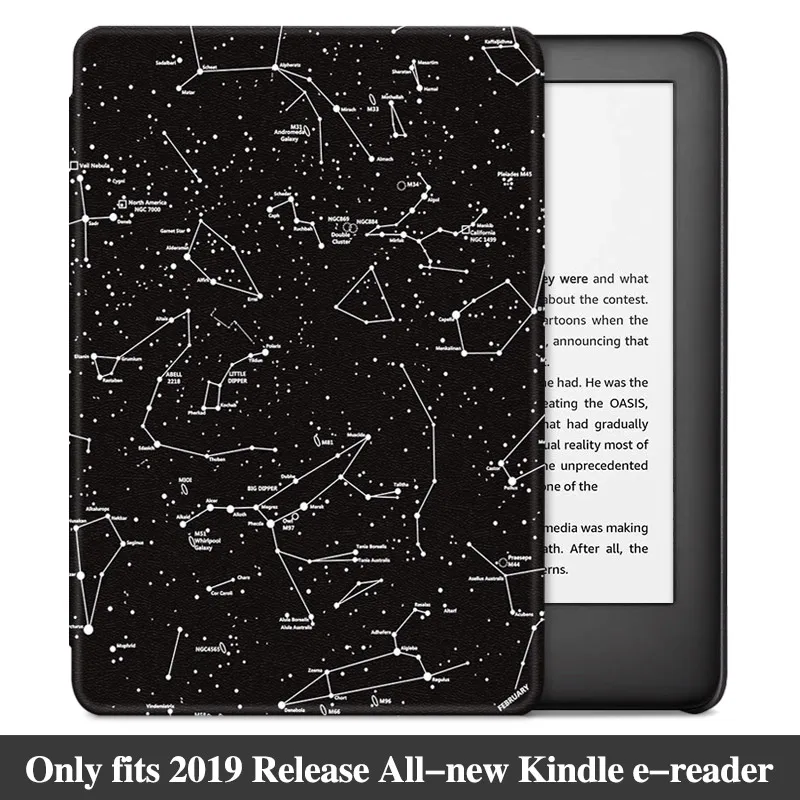 constellation AROITA легкий Чехол для всех-new Kindle 10th Generation eReader(модель J9G29R)-модный защитный чехол с функцией автоматического сна/пробуждения - Цвет: constellation