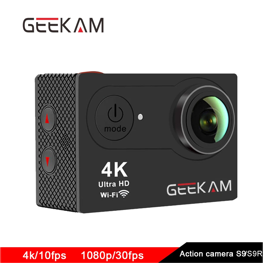 Экшн камера S9R 4k WiFi hd 1080P 30FPS go спортивная водонепроницаемая pro 170D подводная camara