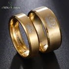 Кольцо для пары Nextvance, 8 мм, с черной гравировкой, с королём, королевой, короной, персонализированное, подарок на день Святого Валентина